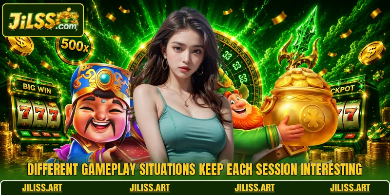 Different gameplay situations keep each session interesting