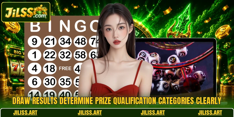 Draw results determine prize qualification categories clearly