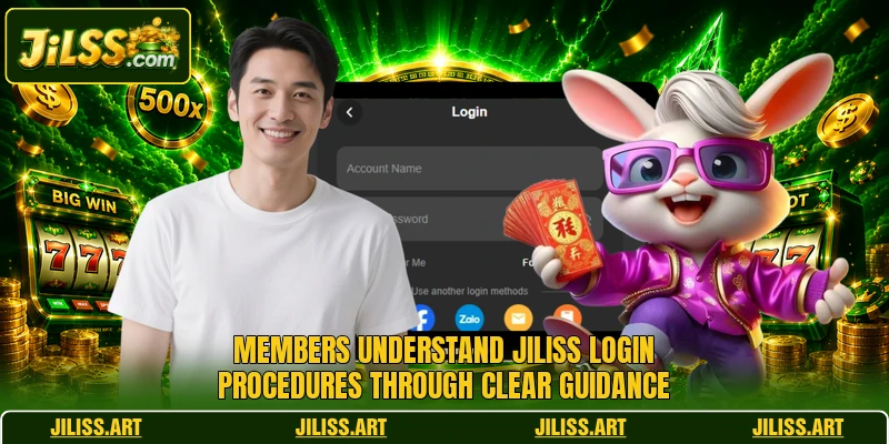 Members understand JILISS login procedures through clear guidance
