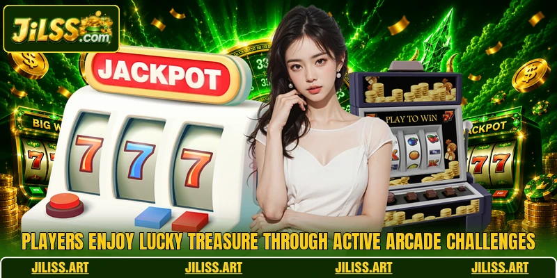 Players enjoy Lucky Treasure through active arcade challenges Players enjoy Lucky Treasure through active arcade challenges