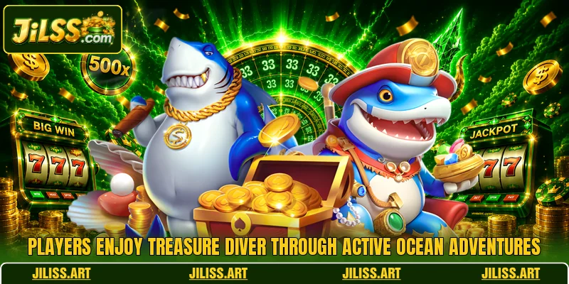 Players enjoy Treasure Diver through active ocean adventures