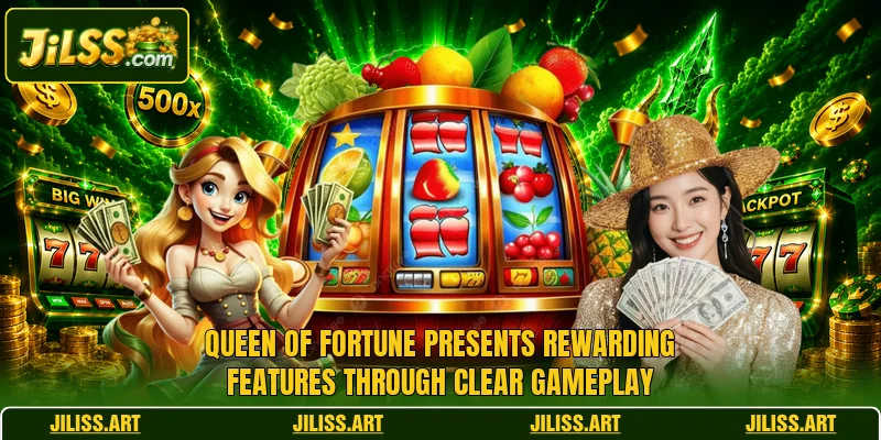 Queen of Fortune presents rewarding features through clear gameplay