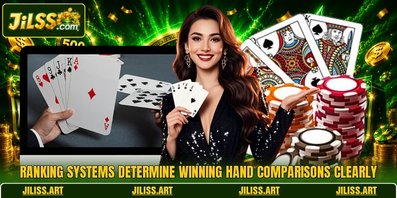 Ranking systems determine winning hand comparisons clearly