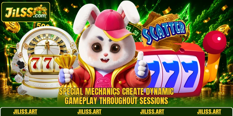 Special mechanics create dynamic gameplay throughout sessions