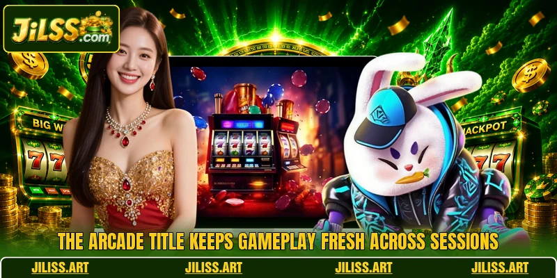 The arcade title keeps gameplay fresh across sessions The arcade title keeps gameplay fresh across sessions