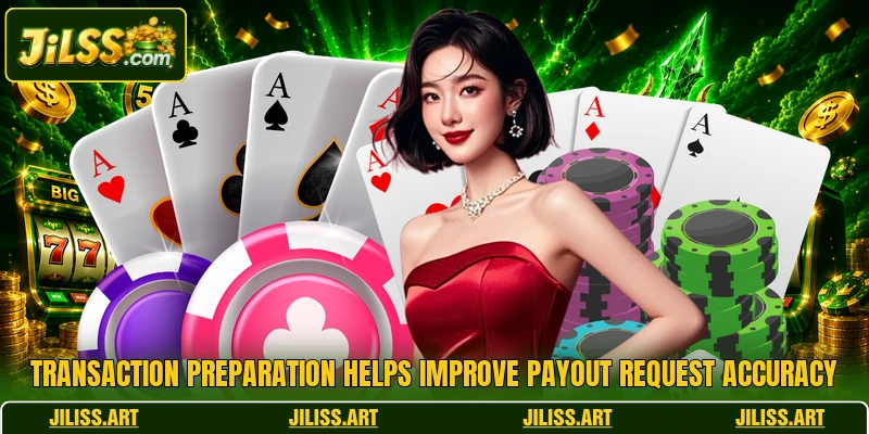 Transaction preparation helps improve payout request accuracy Transaction preparation helps improve payout request accuracy